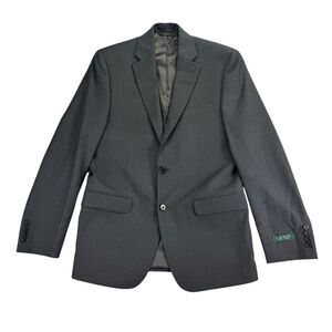Lauren Ralph Lauren Mens UltraFlex Loomis Classic Fit Wool Suit Jacket Gray 36R